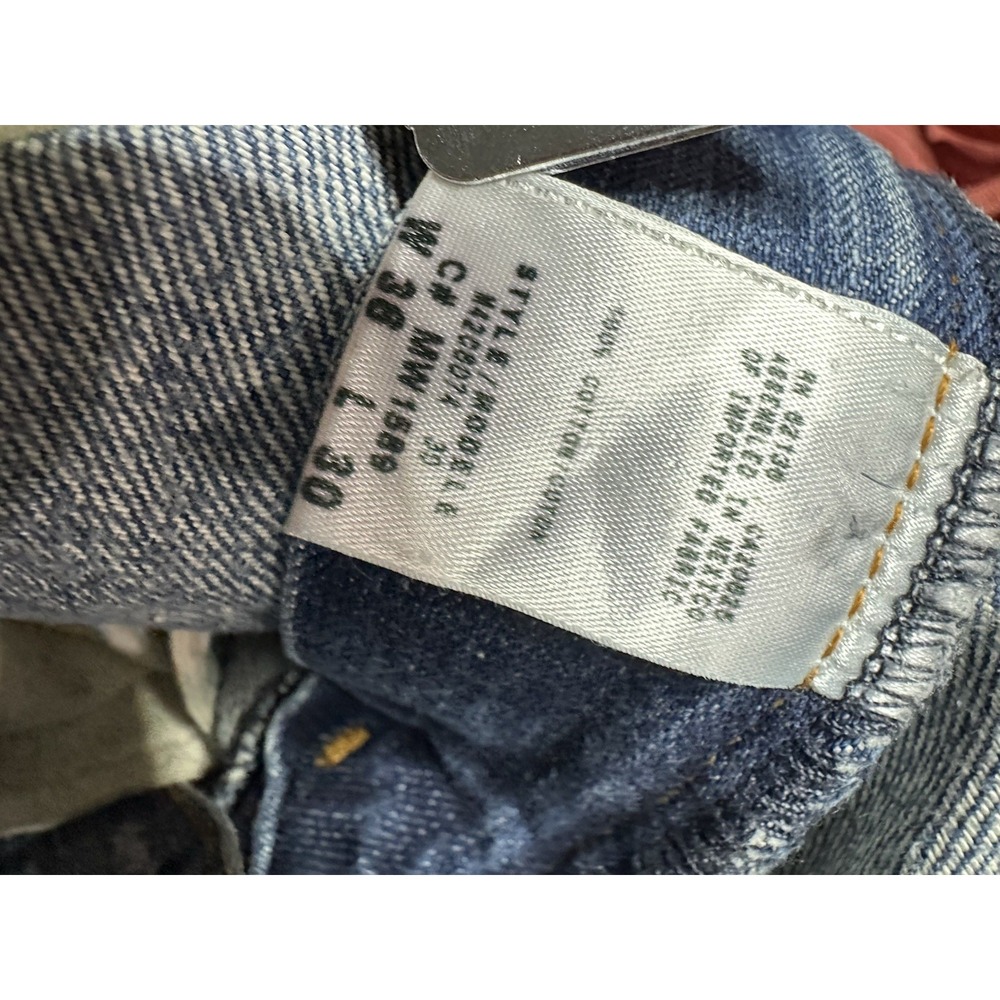 Vintage Guess Jeans 36 x 30 Light Blue Baggy‎ Wide Leg - Picture 8 of 8